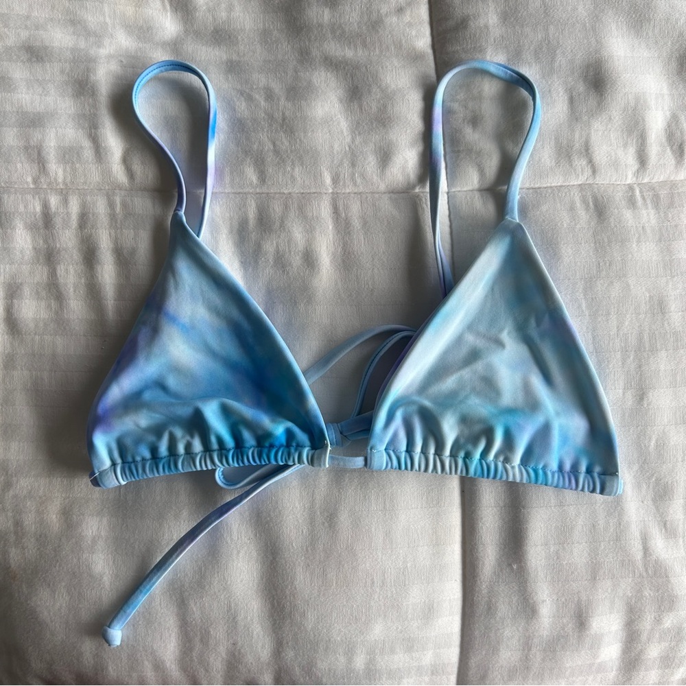 NWT Koana Swim Leia Triangle Bikini Top - Galaxy Tie Dye